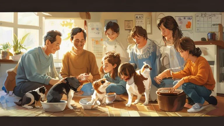 Como os Pets Transformam a Rotina da Família no Dia a Dia