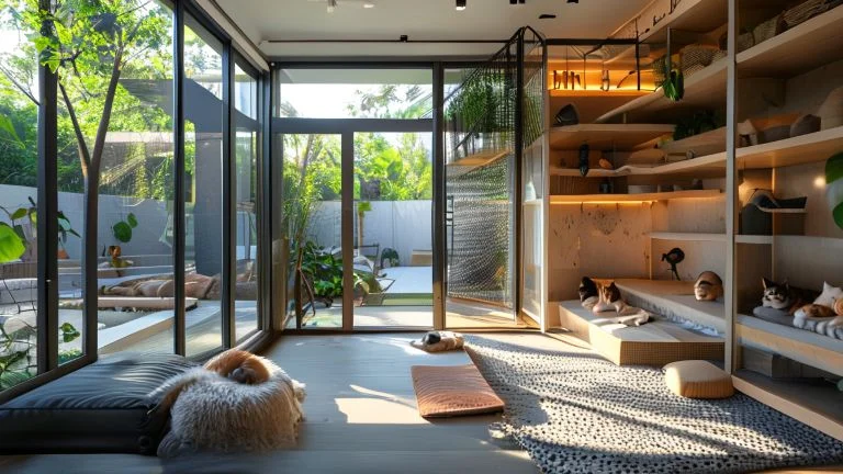 Como Criar Espaços Seguros para Pets em Casas Modernas