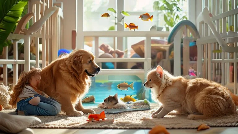 Cuidados essenciais para pets em lares com crianças pequenas