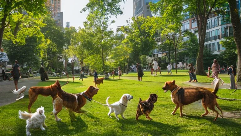 Como a socialização transforma a vida dos cães na cidade