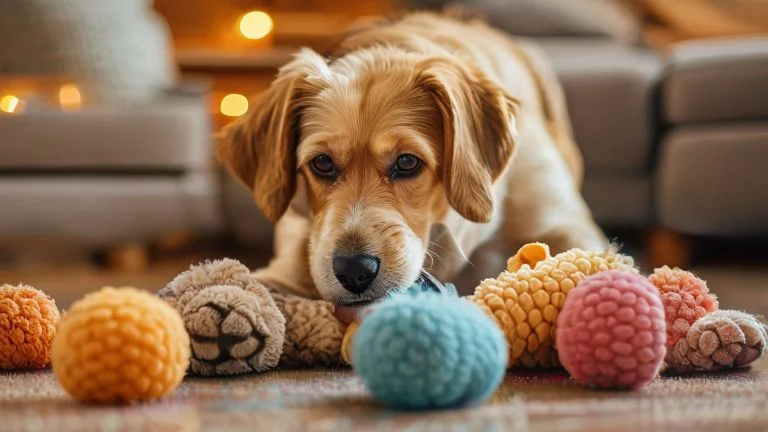 Brinquedos ideais para cães idosos: estimulando com cuidado e carinho