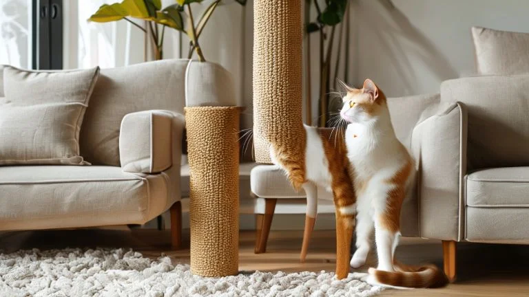 Como escolher arranhadores que protegem seus móveis e agradam seu gato
